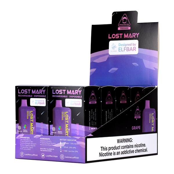 Grape Lost Mary 10-Pack