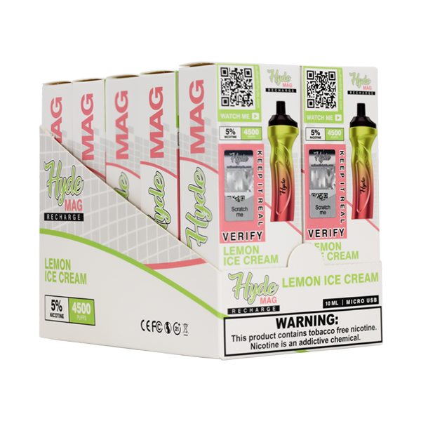 Lemon Ice Cream Hyde Mag Vape MiOne Brands