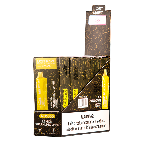 Lemon Sparkling Wine Lost Mary MO5000 Vape 10pk