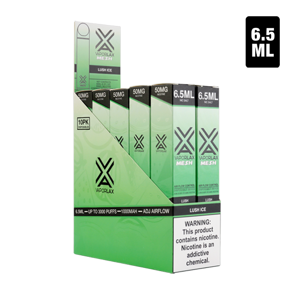 Lush Ice VaporLax Mesh Disposable Vapes
