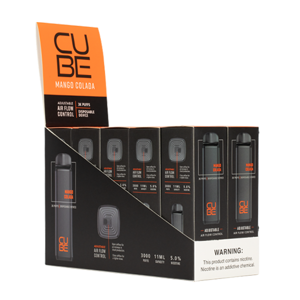 Mango Colada Cube disposable vape 10-pack