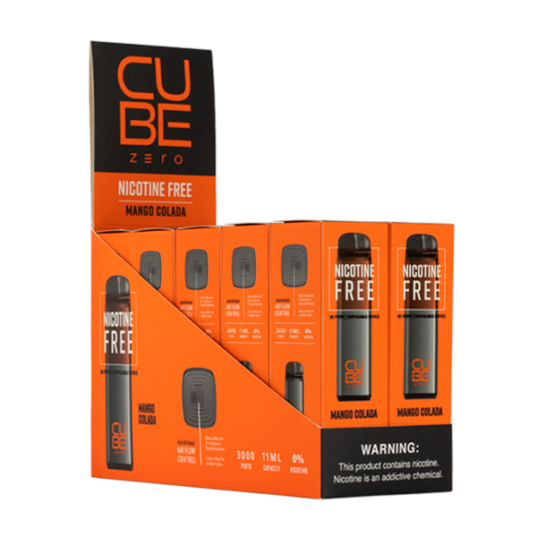 Mango Colada Cube Zero disposable vape 10-pack