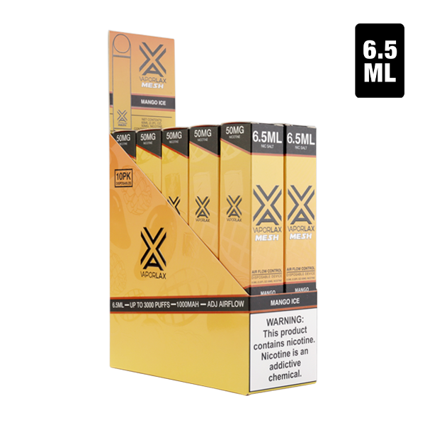 Mango Ice VaporLax Mesh Disposable Vapes