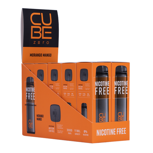 Cube Zero Morango Mango flavor disposable vape 10-pack