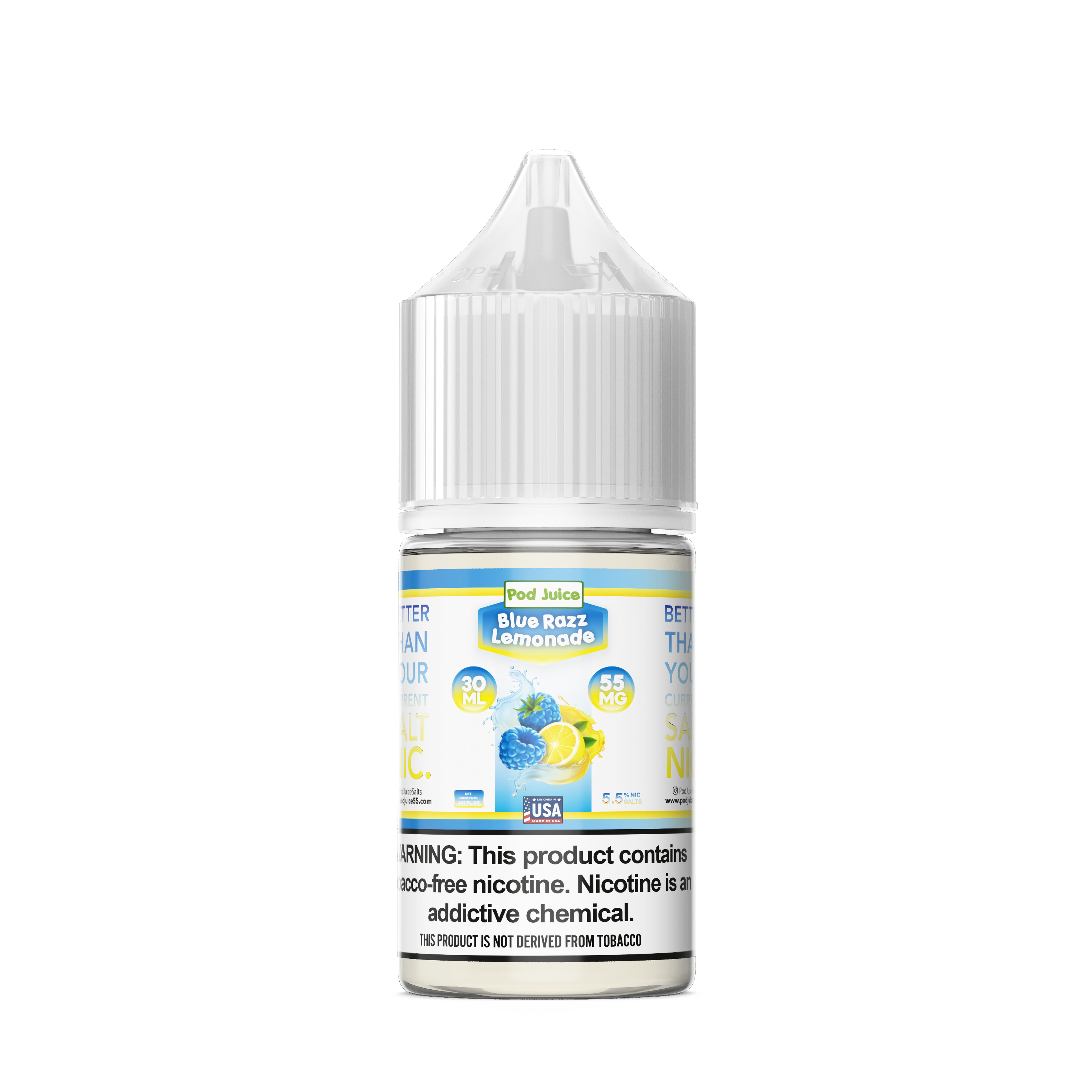 Blue Razz Lemonade Pod Juice Nic Salt
