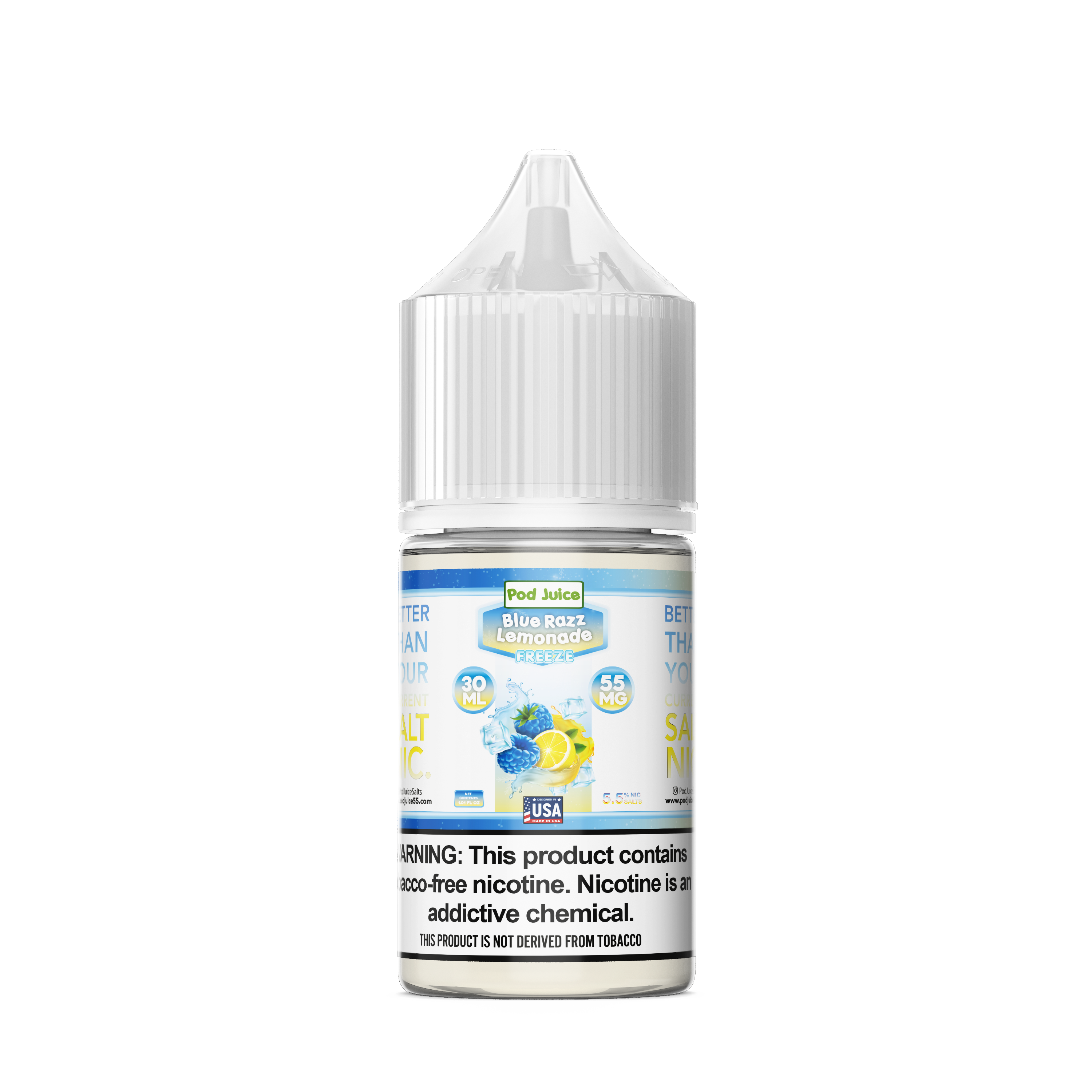 Blue Razz Lemonade Freeze Pod Juice Nic Salt