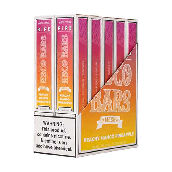 Peachy Mango Pineapple Esco Bars Vape Bundle