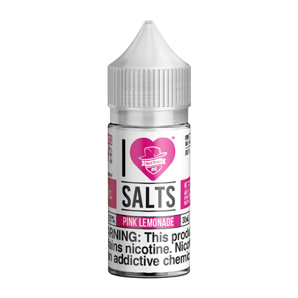 Pineapple and Watermelon flavored nicotine salts in 25mg, Pink Lemonade is an I Love Salts Eliquid