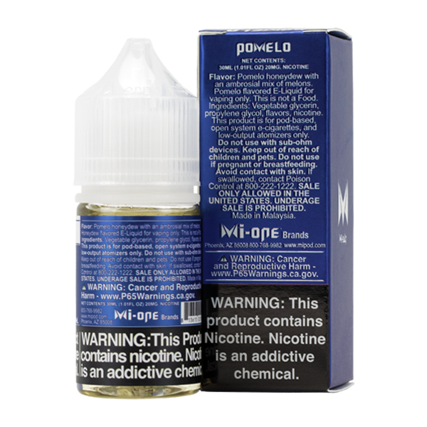 A best-selling fruity pod juice, Honeydew Mi-Salts is available in 20mg & 40mg