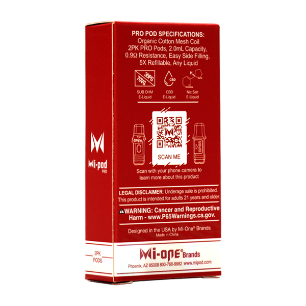 Browse the mi-pod online vape shop for limited edition replacement pods for vape pens