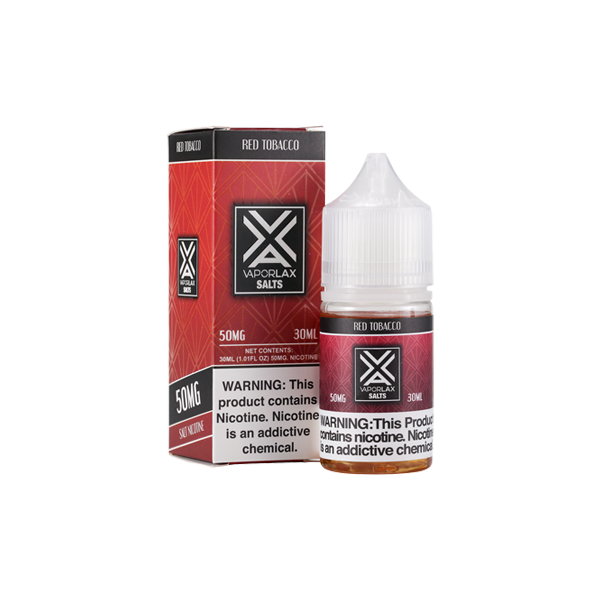 Red Tobacco VaporLax Salt Vape Juice Red Tobacco VaporLax Salt Vape Juice