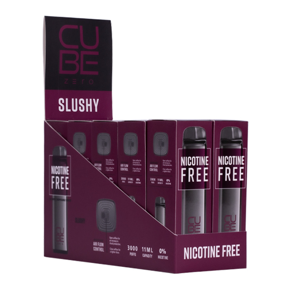 Cube Zero Slushy disposable vape flavor 10-pack