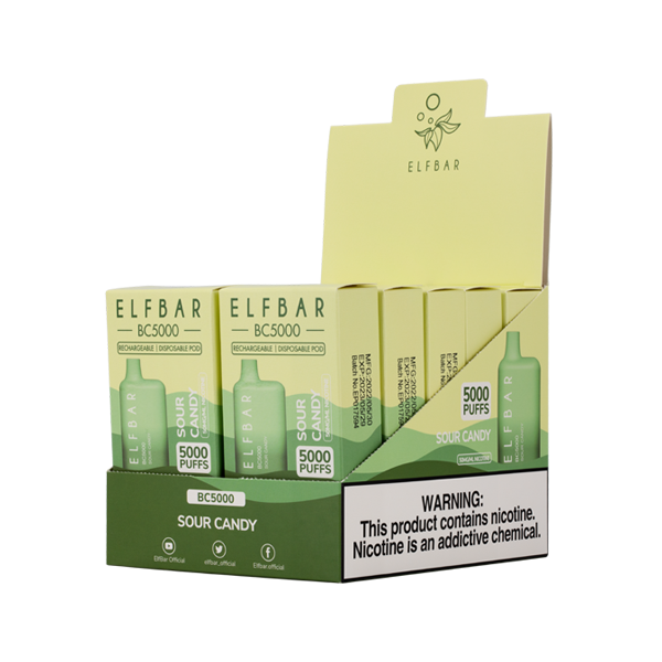 Sour Candy Elf Bar BC5000 MiOne Brands