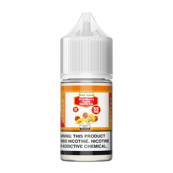 Shop for Strawberry Apple Nectarine flavored vape juice made by Pod Juice available in multiple nicotine levels