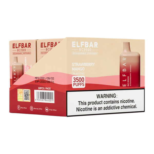 Strawberry Mango Elf Bar 3500