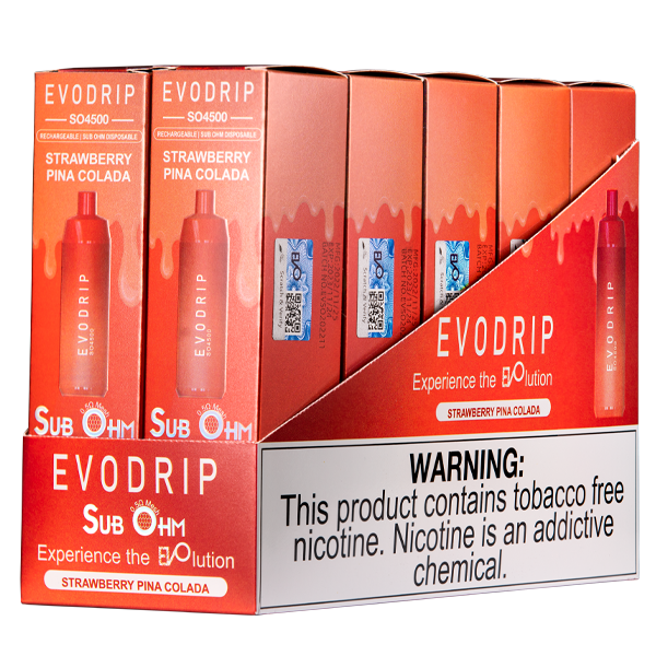 Strawberry Pina Colada EVODRIP Vape 10pk