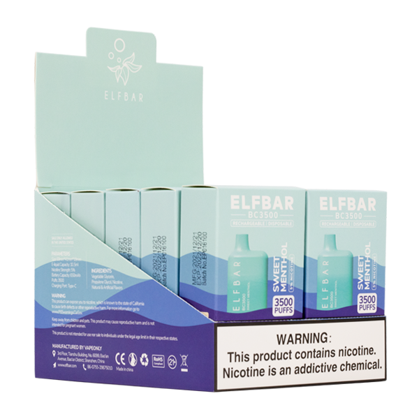 Sweet Menthol Elf Bar 3500 Bundle