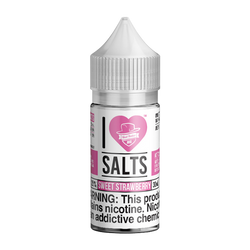 Strawberry sweets flavored nicotine salts in 25mg, Sweet Strawberry is an I Love Salts Eliquid