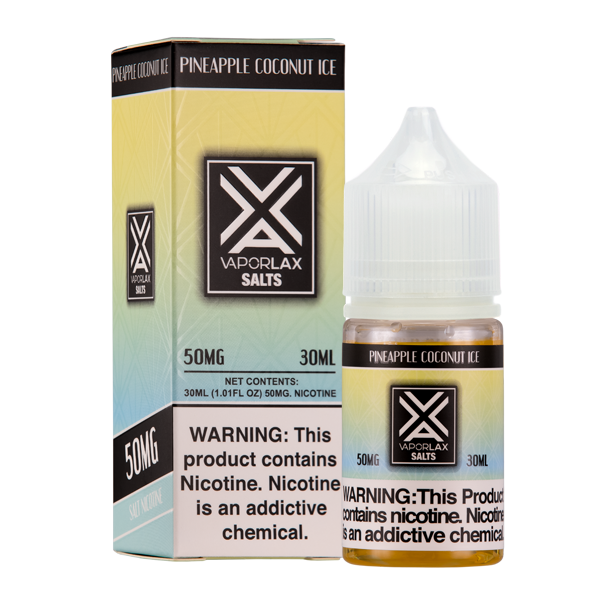 Pineapple Coconut Ice Nic Salt Vape Juice by VaporLax