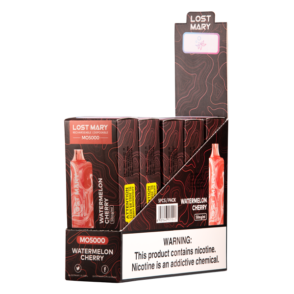 Watermelon Cherry Lost Mary MO5000 Vape 10pk