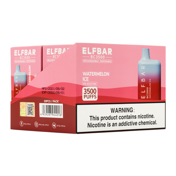 Watermelon Ice Elf Bar 3500