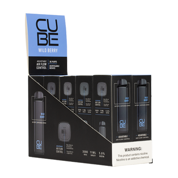 Wildberry Cube Disposable Vape Pen 10-Pack