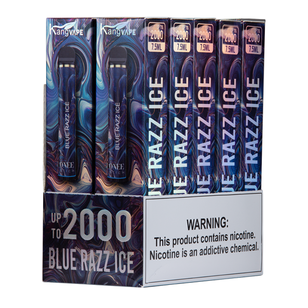 Blue Razz Ice Kangvape Onee Stick Vape 10pk