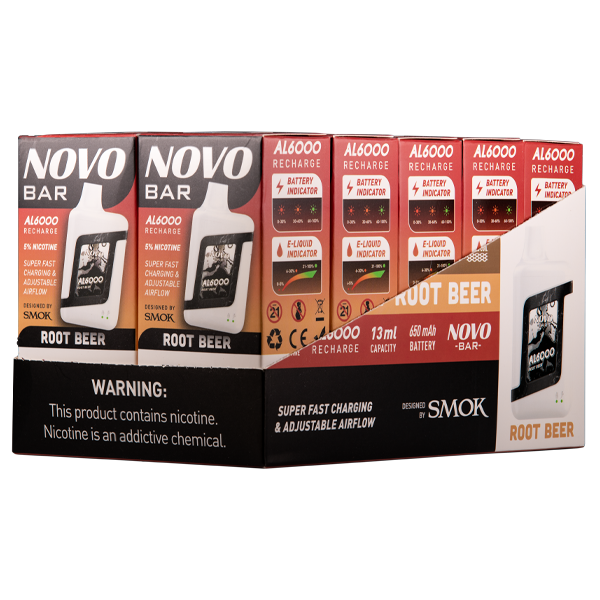 Root Beer Novo Bar AL6000 10pk