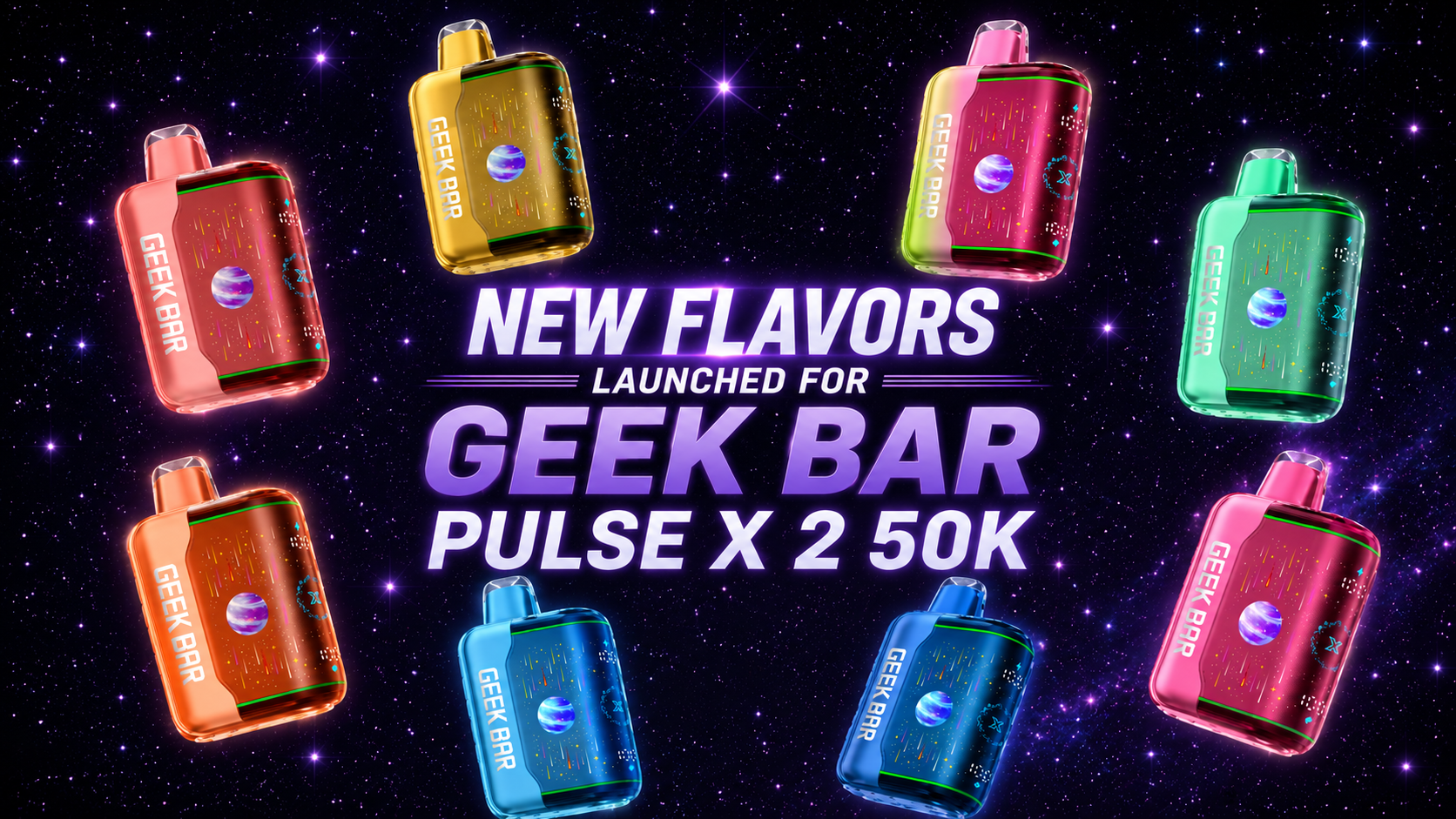 Geek Bar Pulse X 2 New Flavors
