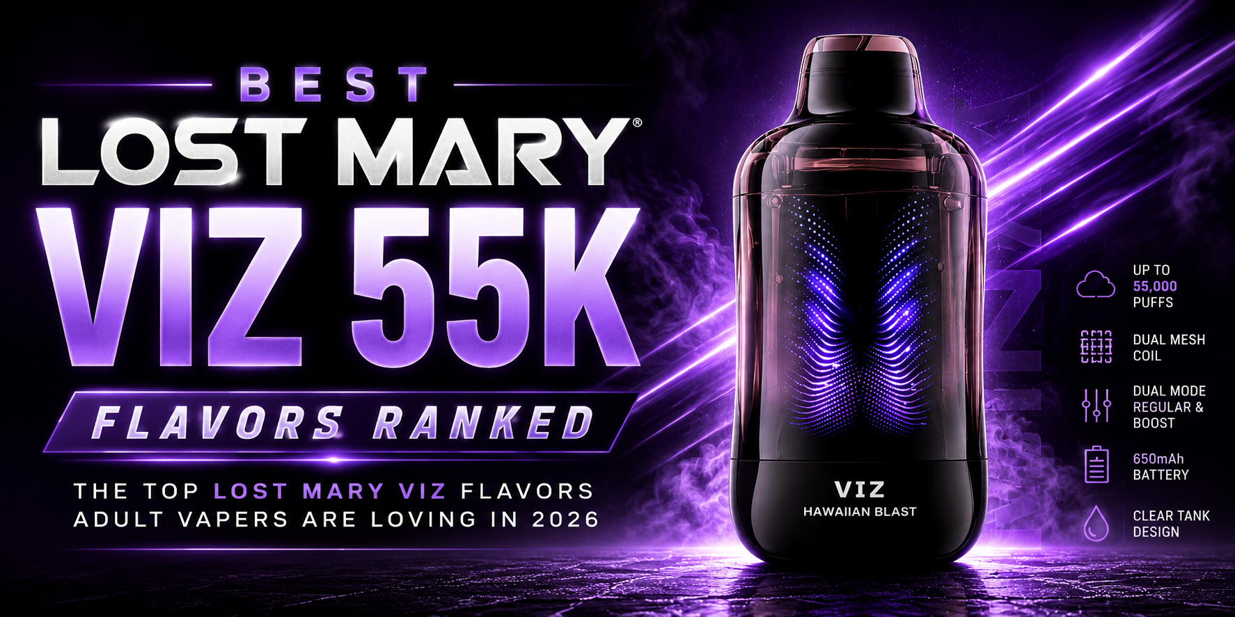 Best Lost Mary VIZ 55K Flavors Ranked 