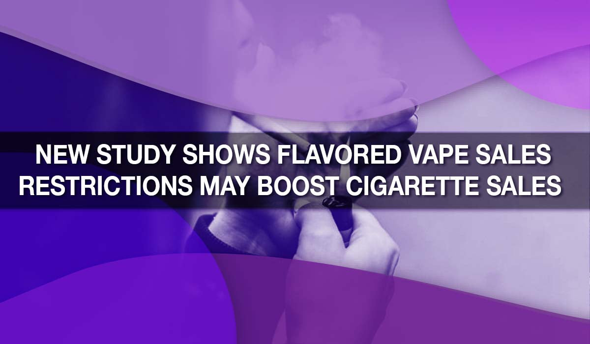 New Study Shows Flavored Vape Sales Restrictions May Boost Cigarette Sales 