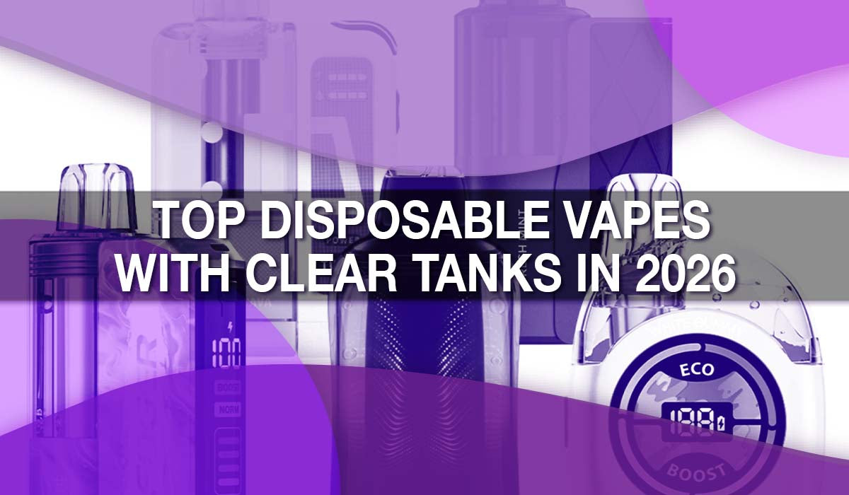 Top Disposable Vapes with Clear Tanks in 2026 