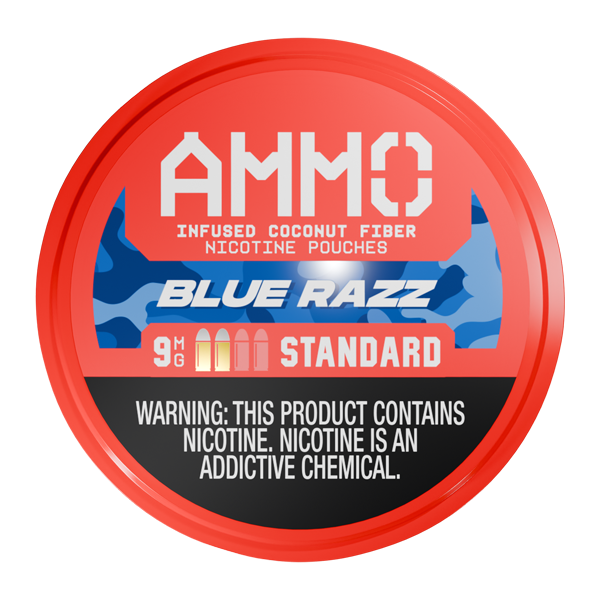 Blue Razz AMMO Pouches 9mg