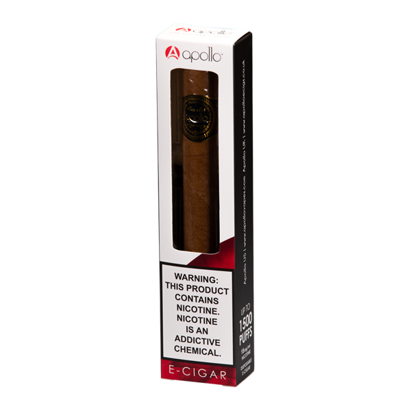 Apollo E-Cigars Single Box Disposables 