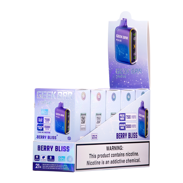 Berry Bliss Geek Bar Pulse Vape 5-Pack
