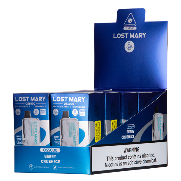 Berry Crush Ice Lost Mary OS5000 Luster 10-Pack