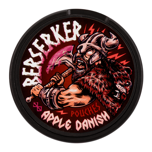 Apple Danish Caffeine Pouches by Berserker