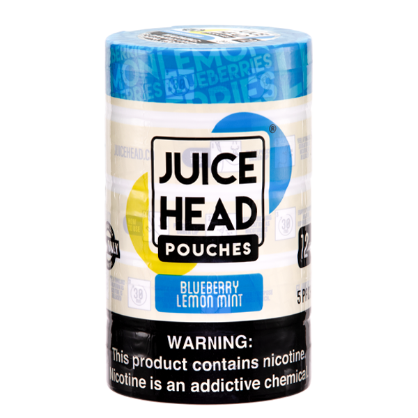Blueberry Lemon Mint Juice Head Nicotine Pouch 12mg 5-Pack
