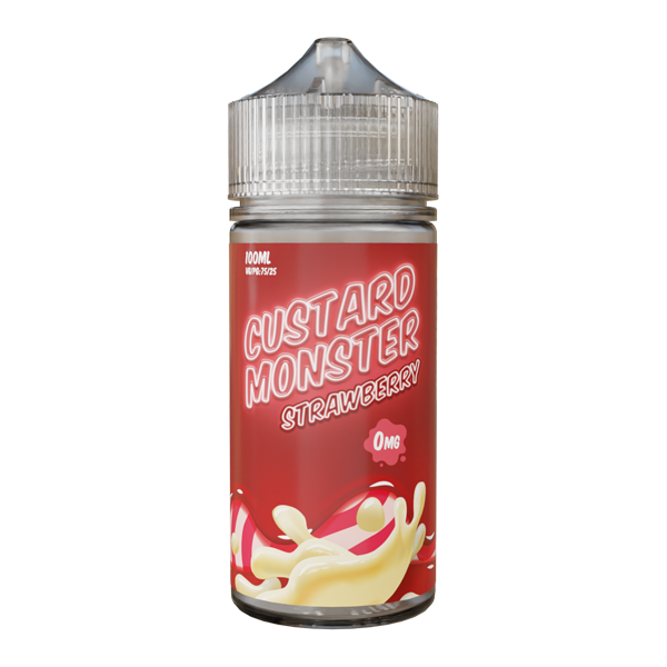 Strawberry MONSTER LABS Custard Monster ZERO Nicotine 100ml