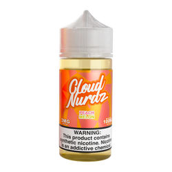 Peach Melon Cloud Nurdz 100ml eJuice bottle