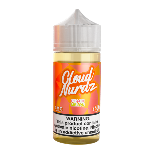 Peach Melon Cloud Nurdz 100ml eJuice bottle