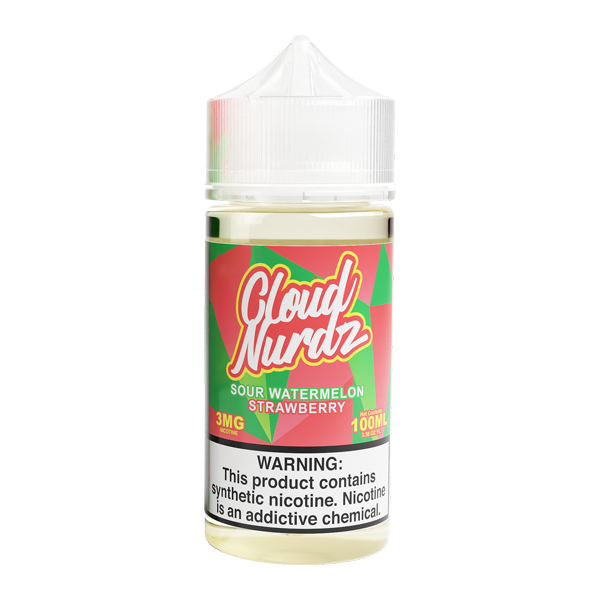 Sour Watermelon Strawberry Cloud Nurdz 100ml