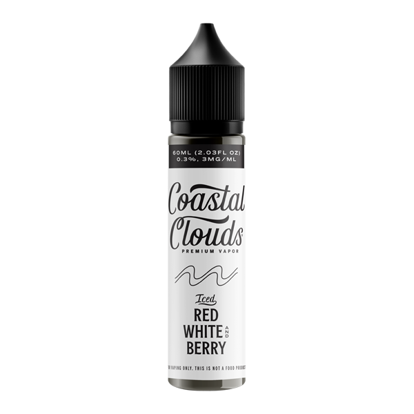 Red White & Berry ICED - Coastal Clouds E-Juice 60ml