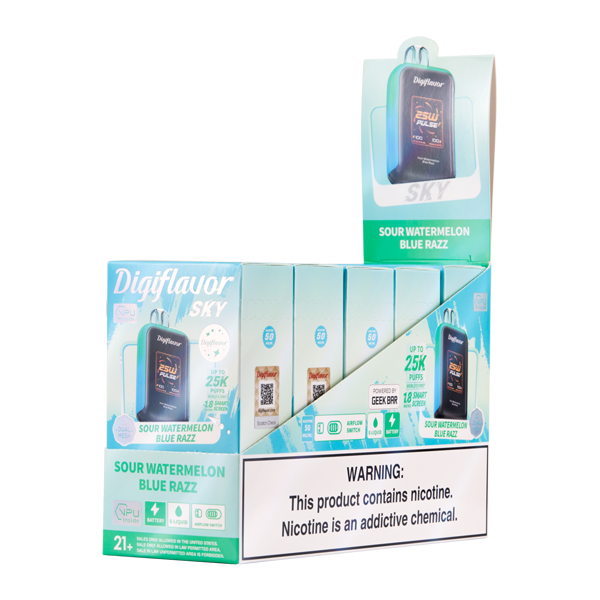 Sour Watermelon Blue Razz Digiflavor Sky Vape – Mi-One Brands