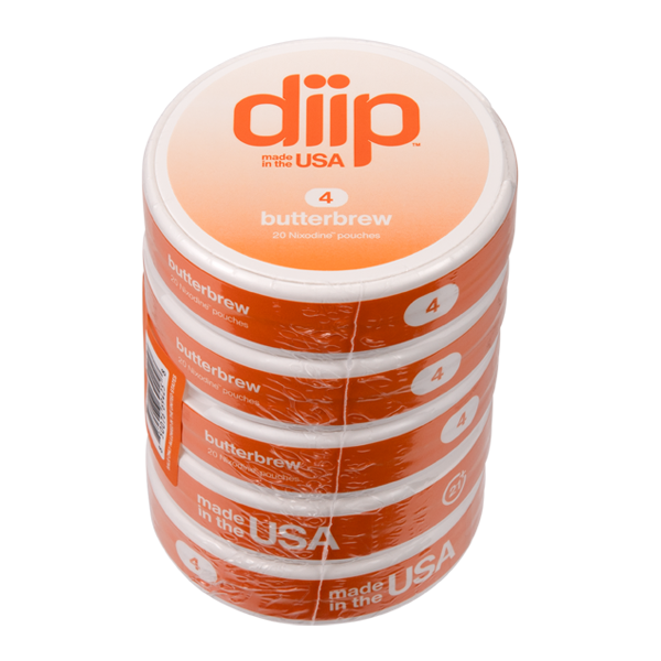 Roll of 4 Butterbrew DIIP Reset Nixodine Pouches