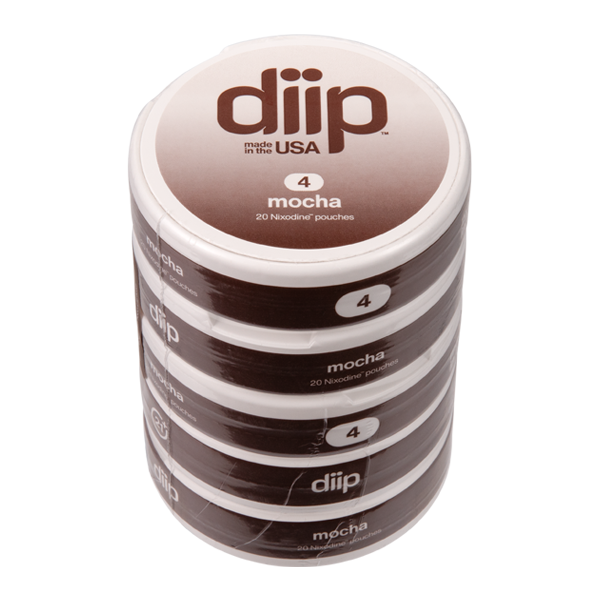 Roll of 4 Mocha DIIP Reset Nixodine Pouches