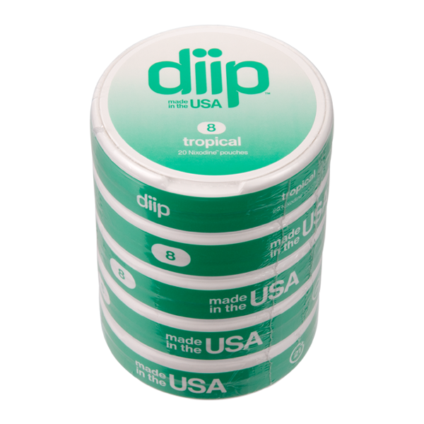 Roll of 8 Tropical DIIP Reset Nixodine Pouches