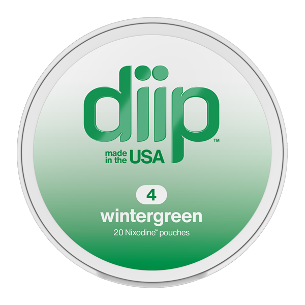 4 Wintergreen DIIP Reset Nixodine Pouches