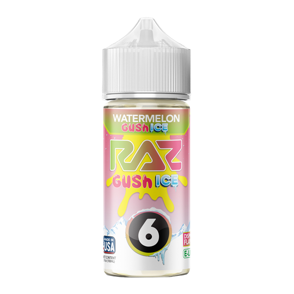 Watermelon Gush Ice RAZ X POD JUICE Nixodine 100ml GUSH ICE 6
