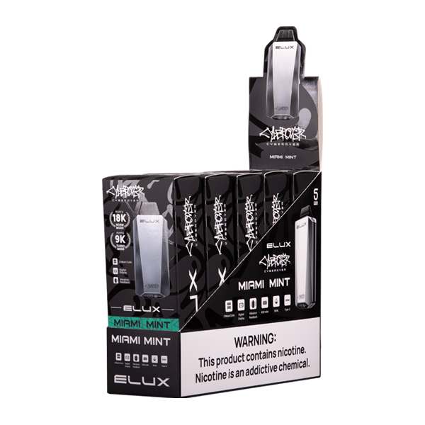 Miami Mint ELUX Cyberover Vape 5-Pack